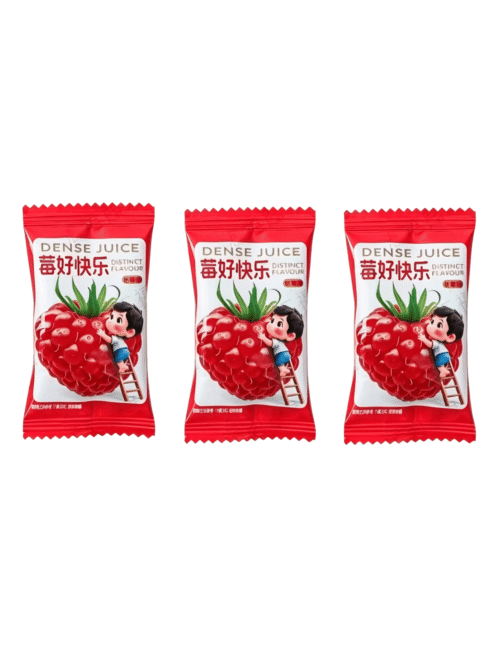 Конфеты твёрдые клубничные развесные «Хуэй Фу Юан» 2.5 kg 汇福园桃你喜欢硬糖美好快乐 001129-3
