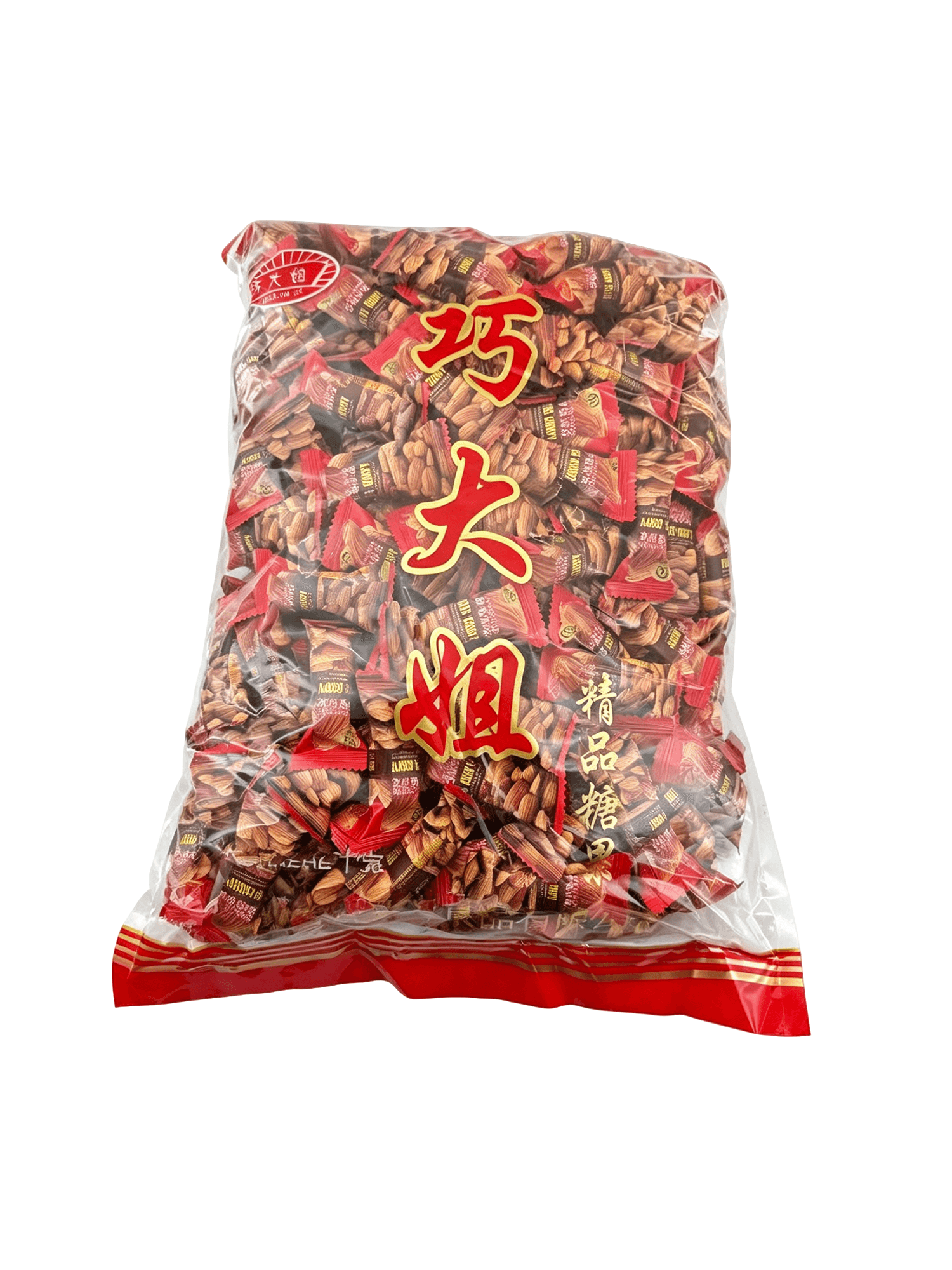 Конфеты халва романтика с миндалём «Цяо Дадзе» 2.5 kg 巧大姐罗曼蒂克（杏仁）001401-4