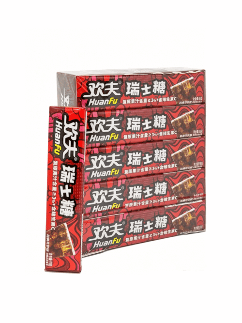 Конфеты жевательные со вкусом колы «Хуанфу» 35 g 欢夫瑞士糖可乐味 405545