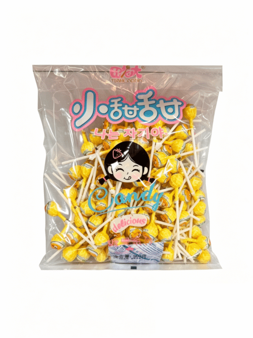 Конфеты карамельные мини чупа чупс вкус манго "Тянлаота" 500 g 田老大 - 小甜甜【芒果】830313-6