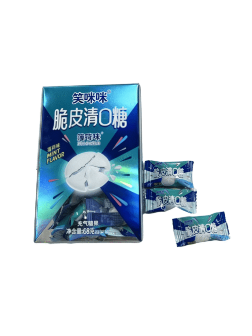 Конфеты со вкусом мяты «Сяо Мими» 68g 小咪咪脆皮清口糖 薄荷味 207012