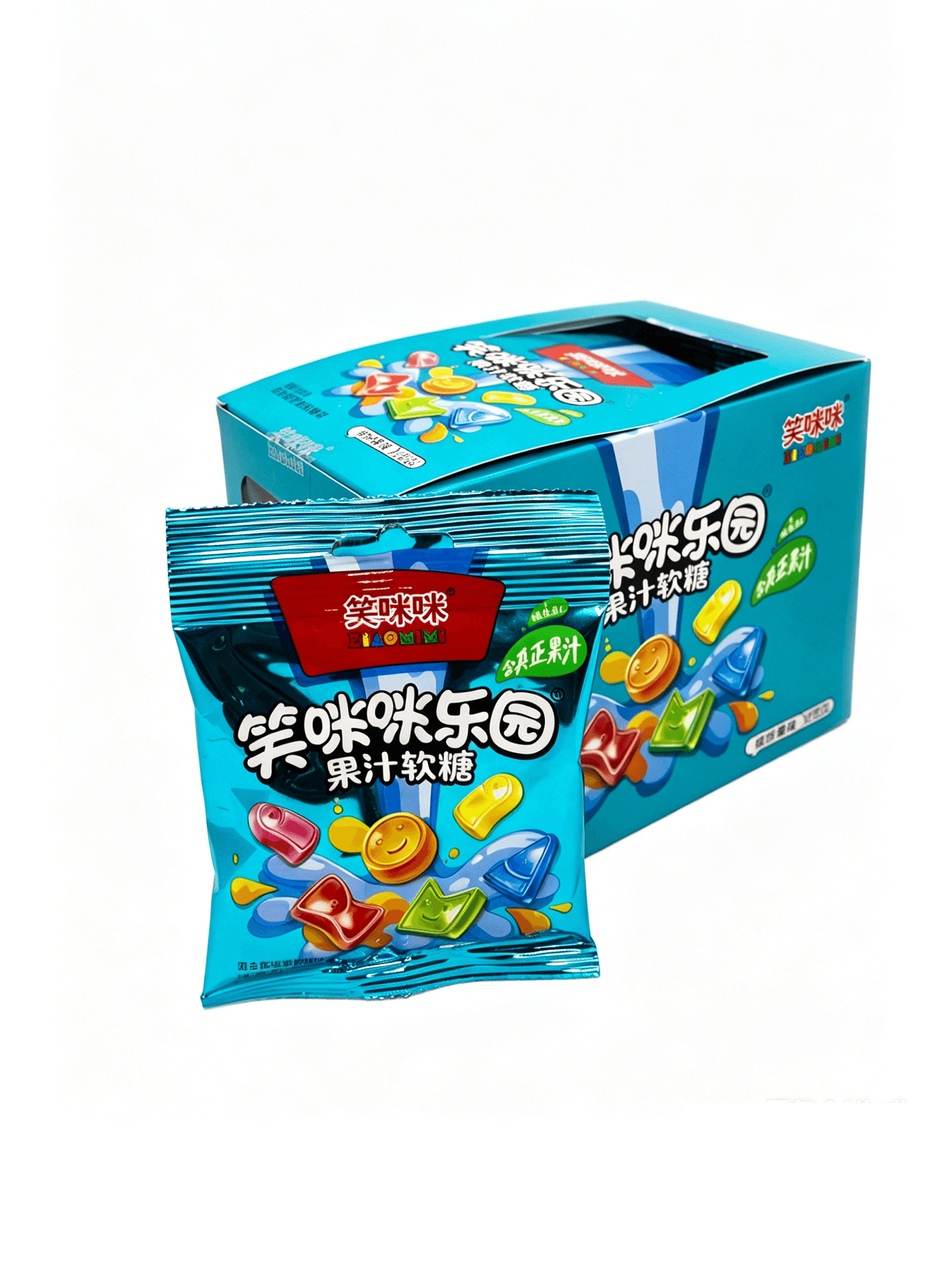 Конфеты мармеладные со смешанными фруктовыми вкусами «Сяо Мими» 22 g 笑眯眯缤纷果味软糖 206244