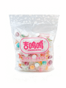 Карамельные конфеты со вкусом мяты и фруктов «Цзи Минмин» 500 g 吉鸣鸣 304007