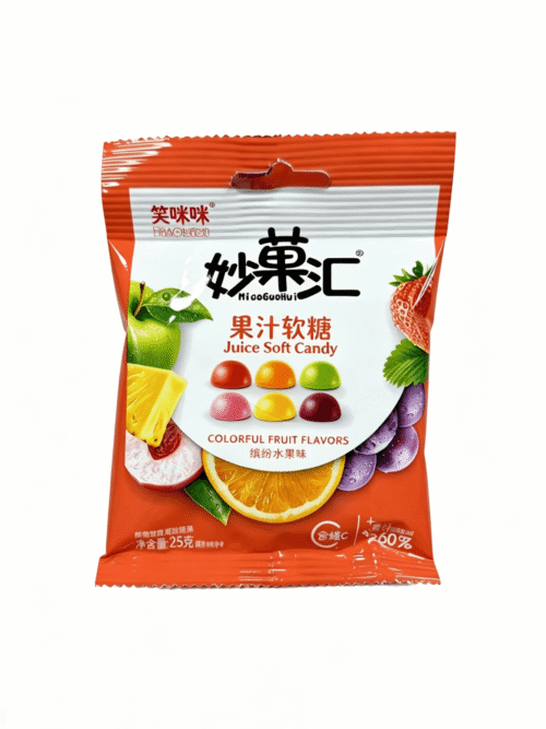 Конфеты фруктовые желейные «Сяо Мими» 25 g 笑眯眯妙菓汇果汁软糖 206848