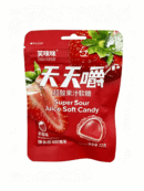 Конфеты мармеладные со вкусом клубники «Сяо Мими» 22 g 笑眯眯天天嚼超酸果汁软糖草莓味 207333