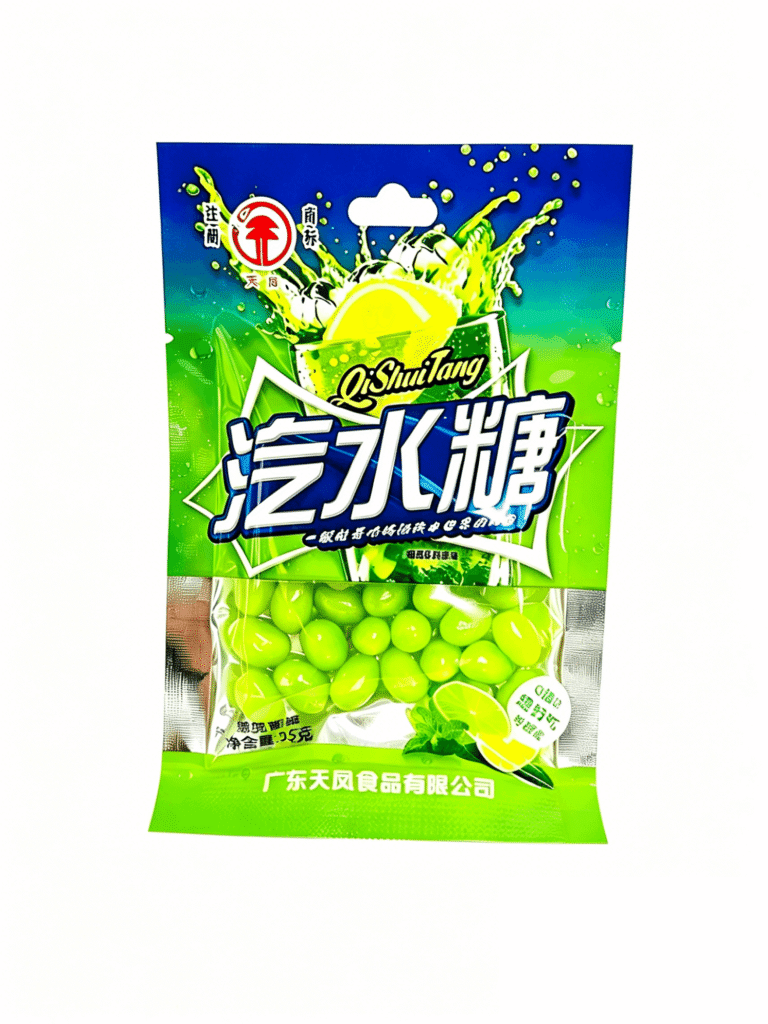 Конфеты жевательные со вкусом спрайта «Фэн Тянь Цихонг» 35 g 天凤汽水咀嚼糖 447080