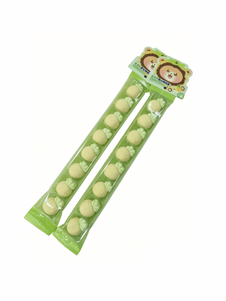 Зефир с ананасовым начинкой «Шэньлун» 60g 盛龙菠萝味夹心棉花糖 000821