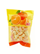 Зефир с цитрусовым вкусом «Суйи» 138g 随亿香橙味棉花糖方袋 230330