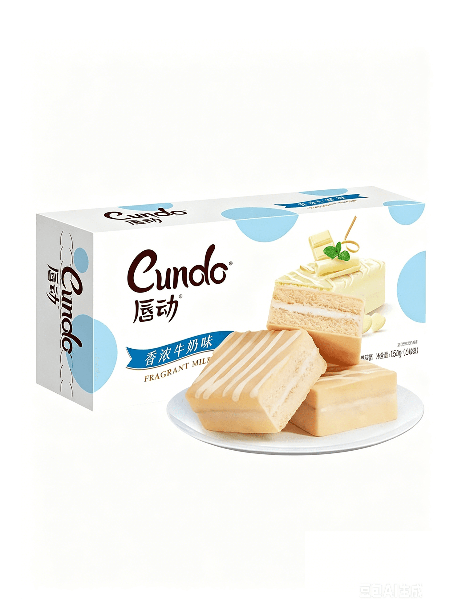 Шоколадные кексы Чюндон 6 шт молочный вкус 125g 125g 唇动巧克力蛋糕 (6 枚) 牛奶 700084