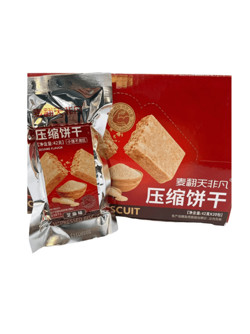 Сжатое печенье с кунжутом «Май Фань Тянь» 42 g 麦翻天压缩饼干芝麻味 795248