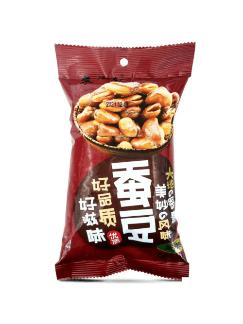 Фава бобы вкус утки «Бидуолэлайикоу»60g 比多乐来一口黑鸭蚕豆 206418