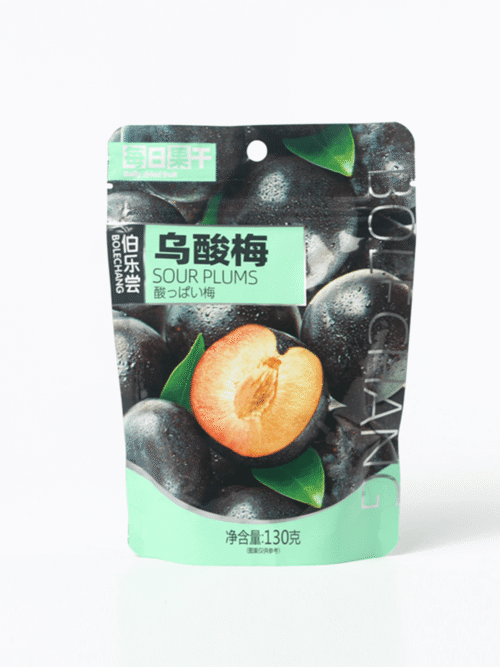 Сухофрукты тёмная кислая слива «Болэчан» 130g 伯乐尝乌酸梅 751536