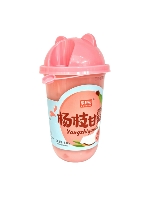 Напиток персик-кокос янгчжиганлу «Лечибин» 430ml 乐其彬杨枝甘露蜜桃椰子味饮料 171703