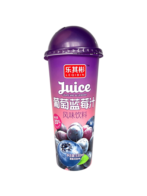 Напиток черника-виноград «Лечибин» 530ml 乐其彬蓝莓葡萄汁风味饮料 172892