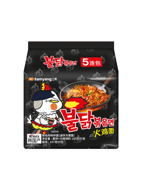 Лапша классический оригинал «Санян» 140g 三养火鸡面 (原味) 121331