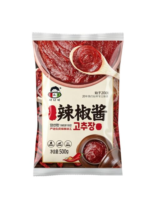 Соус чили“Сяохуоцзы”500g 小伙子辣椒酱 814899